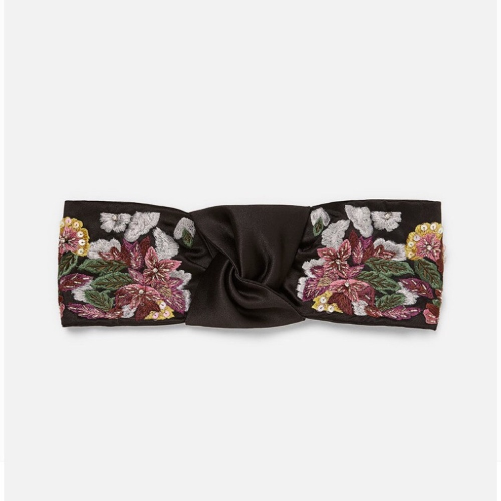 EMBROIDERED HEADBAND